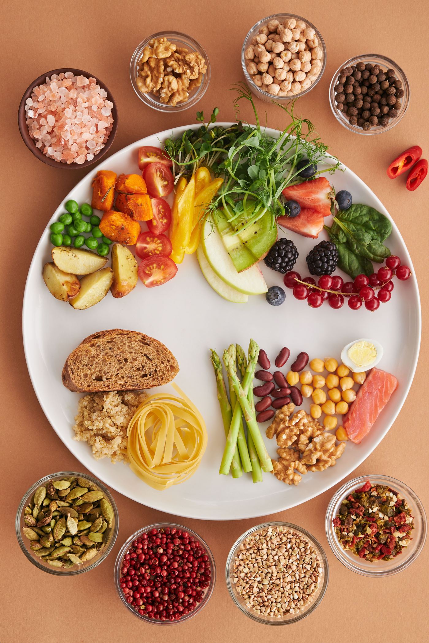 Healthy meal prep for nutrition coaching